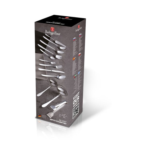 Nerūsējošā tērauda galda piederumi 38 gab. Jumbo – BerlingerHaus-image-2