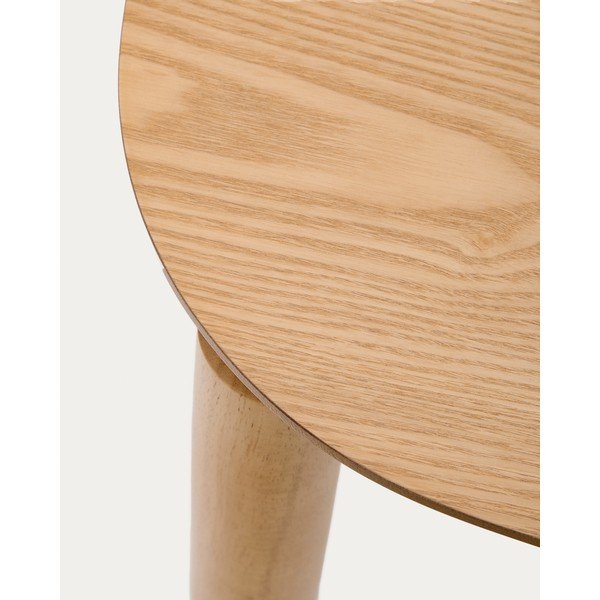 Ēdamgalds ar oškoka imitāciju 100x100 cm Indara – Kave Home-image-3