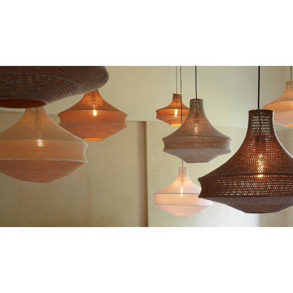 Bēšs abažūrs ø 50 cm Viggo – Light & Living-image-2