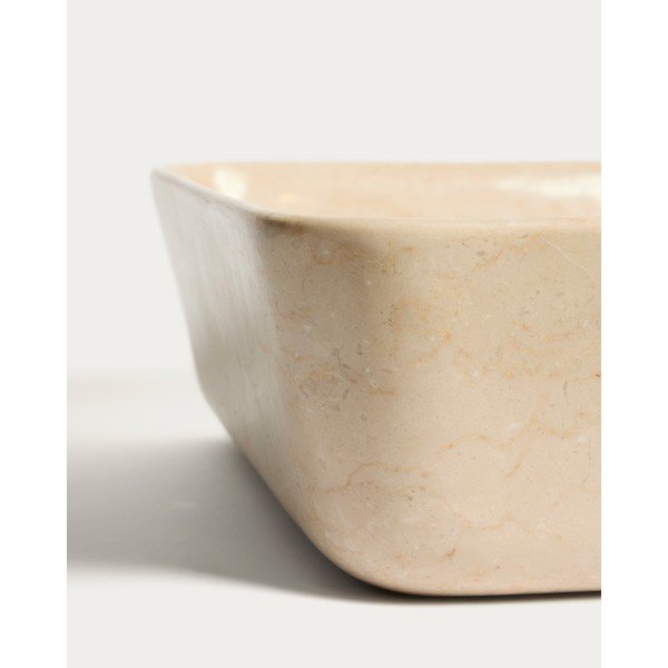 Bēša akmens izlietne 55x35 cm Darnen – Kave Home-image-3