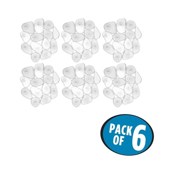 6 neslīdošu vannas paklājiņu komplekts iDesign Pebblz-image-2