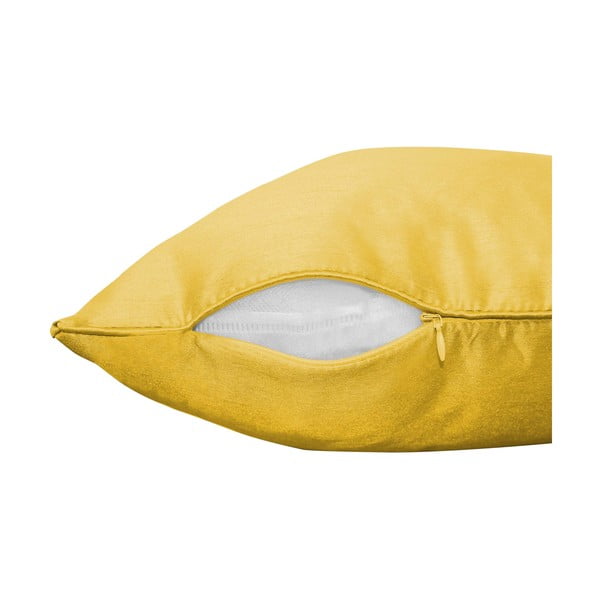 Spilvendrāna no mikrosatīna 40x40 cm Shana – douceur d'intérieur-image-2