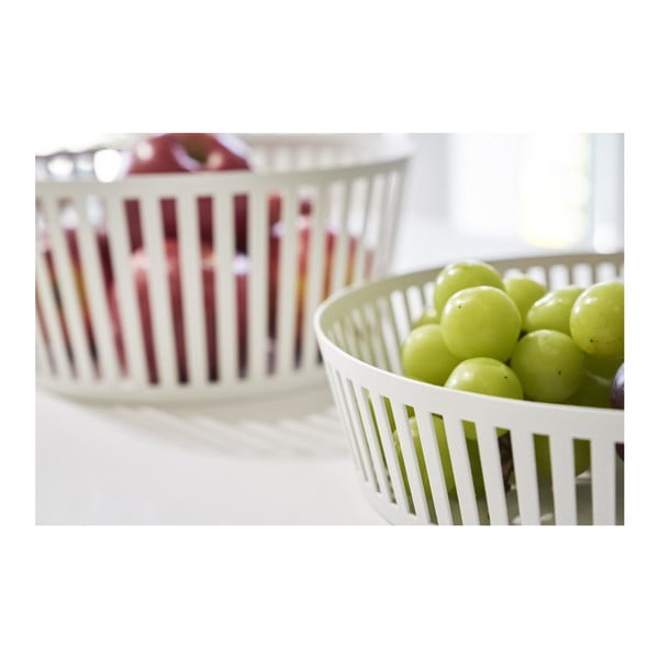 Balts augļu trauks YAMAZAKI Tower, ⌀ 21,5 cm-image-1