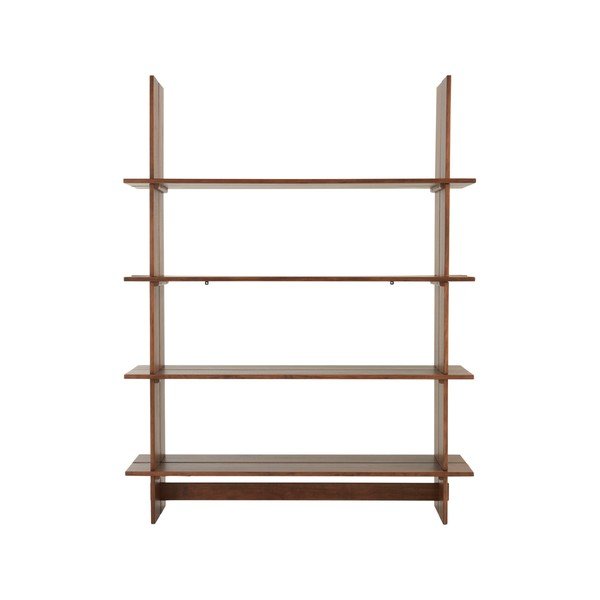 Tumša dabīga toņa priedes masīvkoka plaukts 140x180x40 cm Tottori – Jotex-image-4
