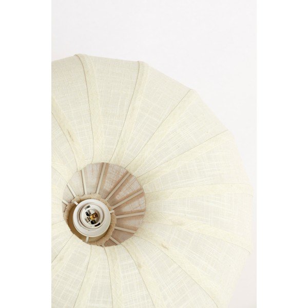 Krēmkrāsas griestu lampa ar auduma abažūru ø 40 cm Zosia – Light & Living-image-1