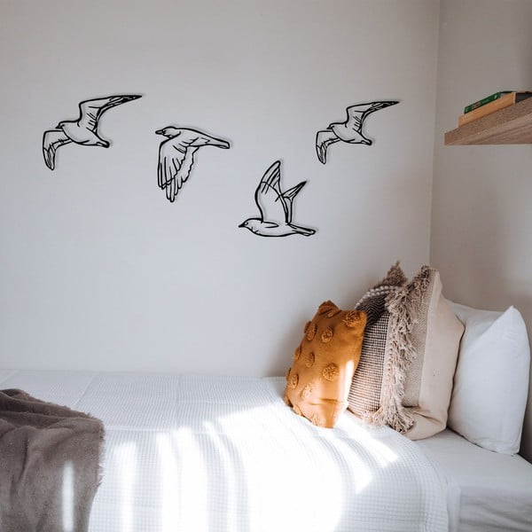 Metāla sienas dekori (4 gab.) 100x24 cm Zevahir – Wallity-image-2