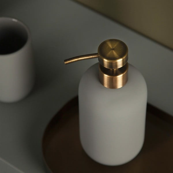 Zaļš keramikas ziepju dozators 200 ml Lotus – Mette Ditmer Denmark-image-1