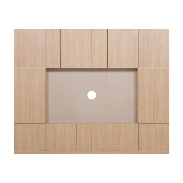Dabīga toņa modulārais TV galdiņš 268x215 cm Build – WOOOD