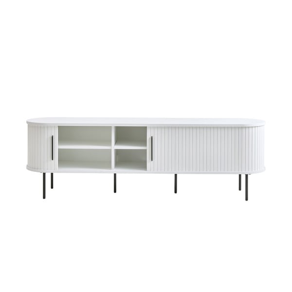 Balts TV galdiņš 180x56x45 cm Nola – Unique Furniture-image-4