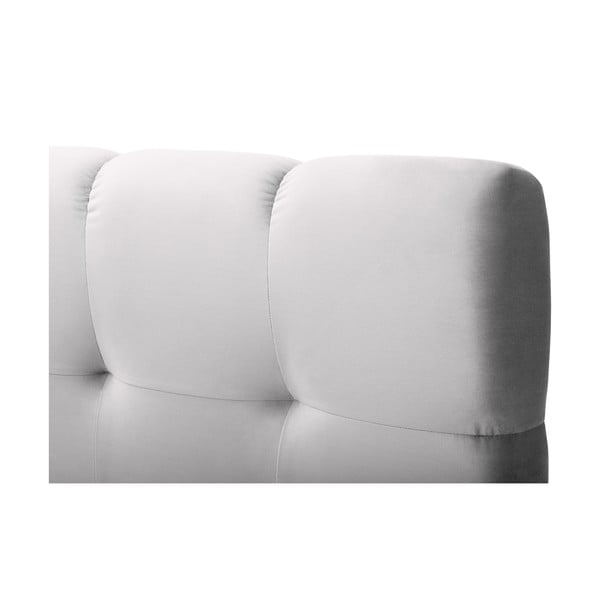 Gaiši pelēka atsperu gulta ar veļas kasti 160x200 cm Bali – Cosmopolitan Design-image-4