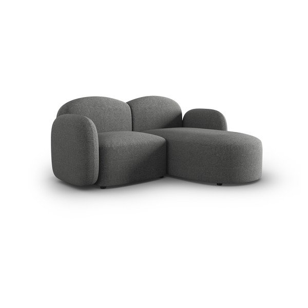 Tumši pelēks stūra dīvāns (ar labo stūri) Blair – Micadoni Home-image-2
