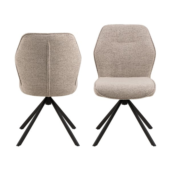 Krēmkrāsas pusdienu krēsli (2 gab.) Aura – Actona-image-3