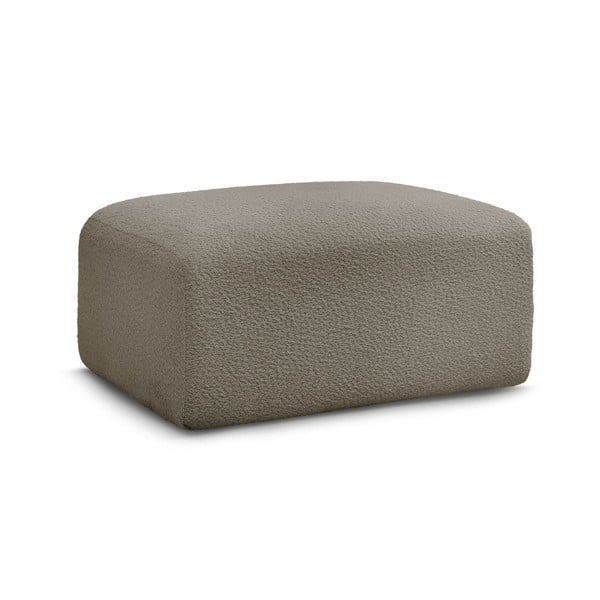 Pelēks/brūns kāju soliņš no buklē auduma Tina – Bobochic Paris-image-3