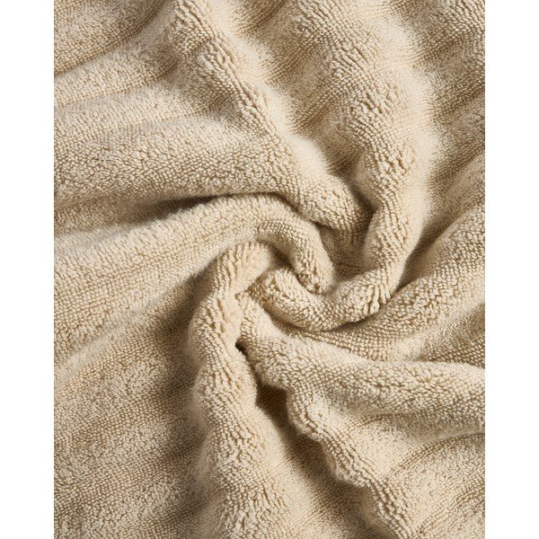 Bēšs frotē kokvilnas dvielis 50x90 cm Navira – Kave Home-image-4