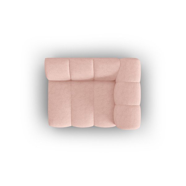 Rozā modulārais dīvāns (ar labo stūri) Lupine – Micadoni Home-image-4