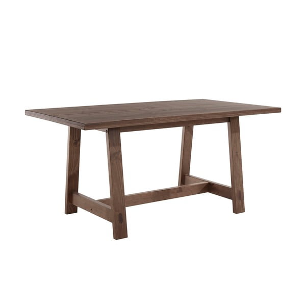 Brūns priedes masīvkoka ēdamgalds 90x160 cm Derby – Støraa-image-1