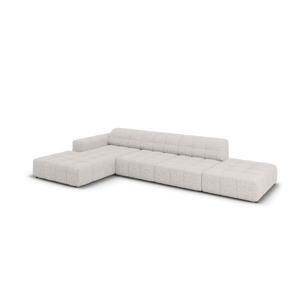 Gaiši pelēks stūra dīvāns (ar kreiso stūri) Chicago – Cosmopolitan Design-image-4