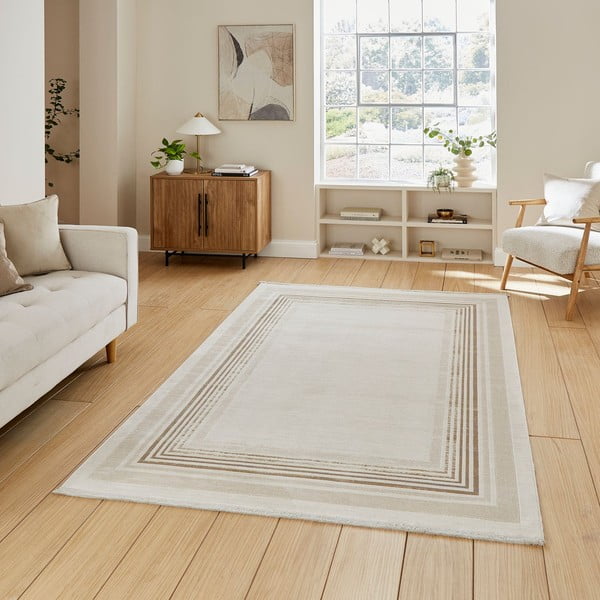 Bēšs/krēmkrāsas paklājs 80x150 cm Mirage Cream – Think Rugs-image-1