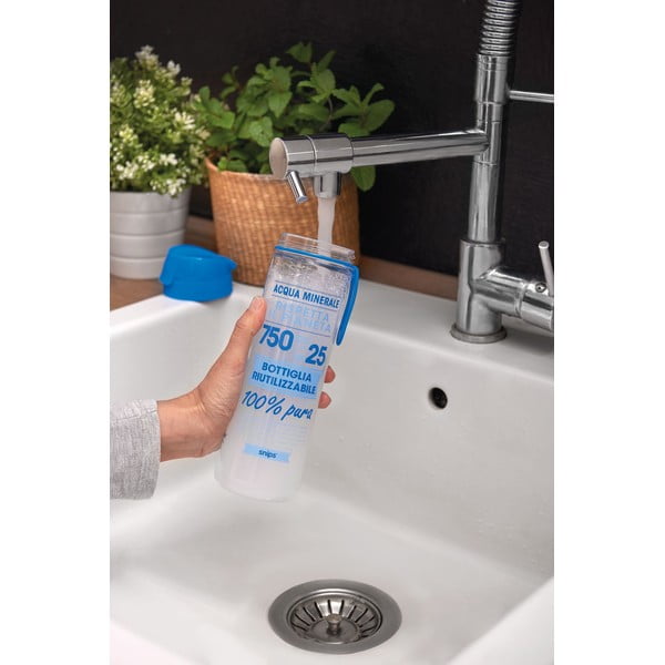 Balta un zila ūdens pudele Snips, 0,75 l-image-1