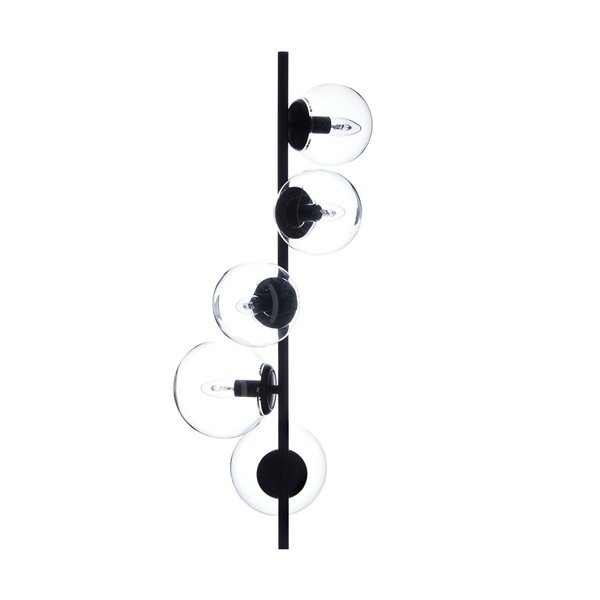 Melna stāvlampa Westwing Collection Casey, augstums 170 cm-image-2