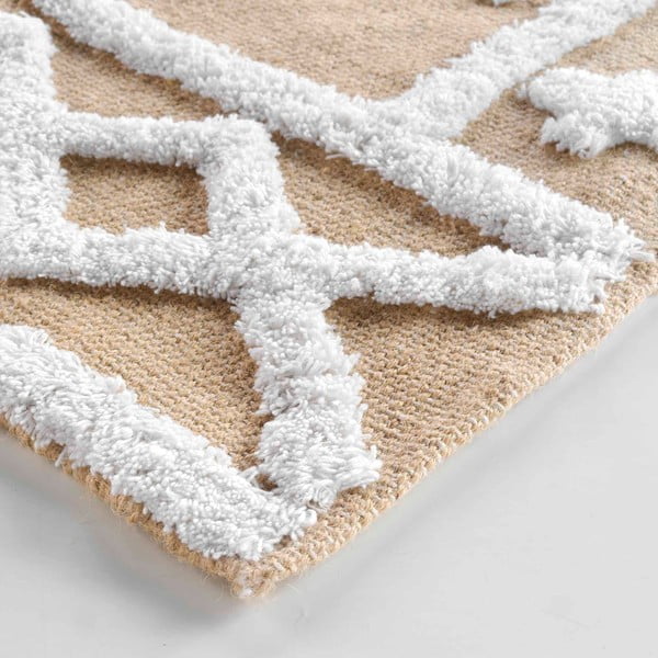 Bēšs paklājs no džutas maisījuma 120x170 cm Medine – douceur d'intérieur-image-3