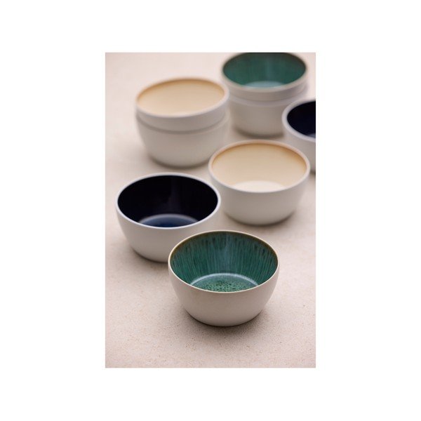 Balta/zaļa akmensmasas bļodiņa 400 ml Gastro White/Green – Bitz-image-4