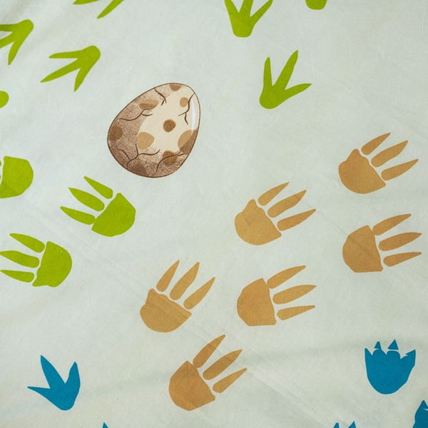 Kokvilnas bērnu gultas veļa 100x135 cm Dino – Jerry Fabrics-image-4