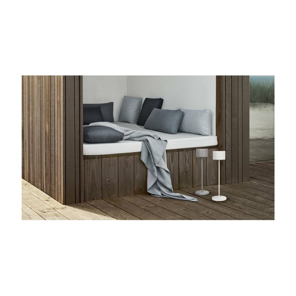 Tumši pelēka pārnēsājamā LED lampa Blomus Farol-image-3