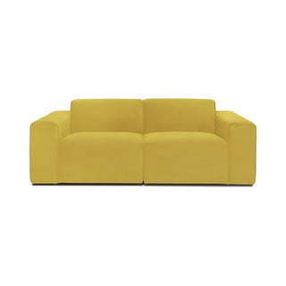 Dzeltens velveta moduļu dīvāns Scandic Sting