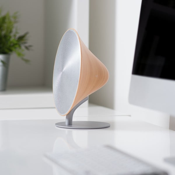 Liels brūni pelēks bluetooth skaļrunis Gingko Halo-image-1