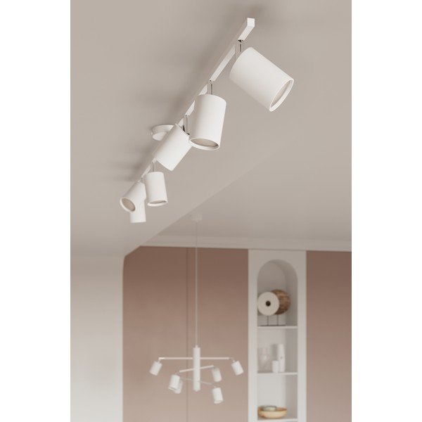 Balta metāla piekaramā lampa Virta – Sollux-image-2