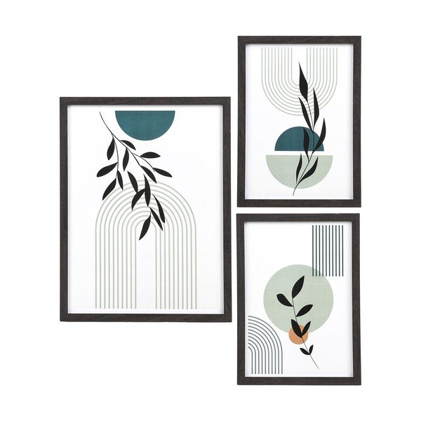 Melni piekarināmi foto rāmji (3 gab.) 30x40 cm Aspen – House Nordic