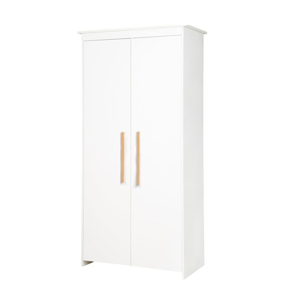 Balts bērnu drēbju skapis 96x190x50 cm Lilo – Roba-image-2