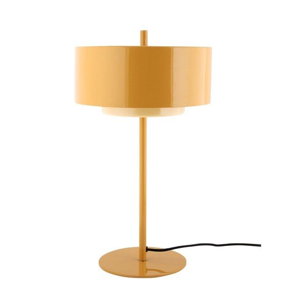 Okera dzeltena metāla galda lampa (augstums 50 cm) Grato Anillo – Leitmotiv