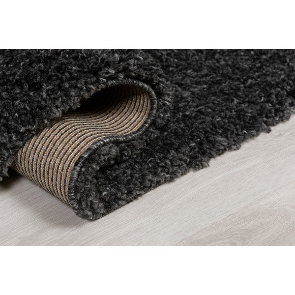 Melns paklājs Flair Rugs Sparks, ⌀ 133 cm-image-2