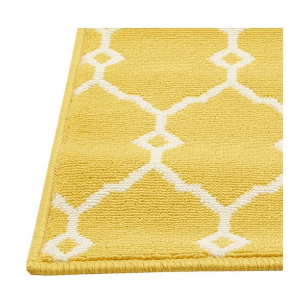 Dzeltens āra paklājs Floorita Trellis, 133 x 190 cm-image-1