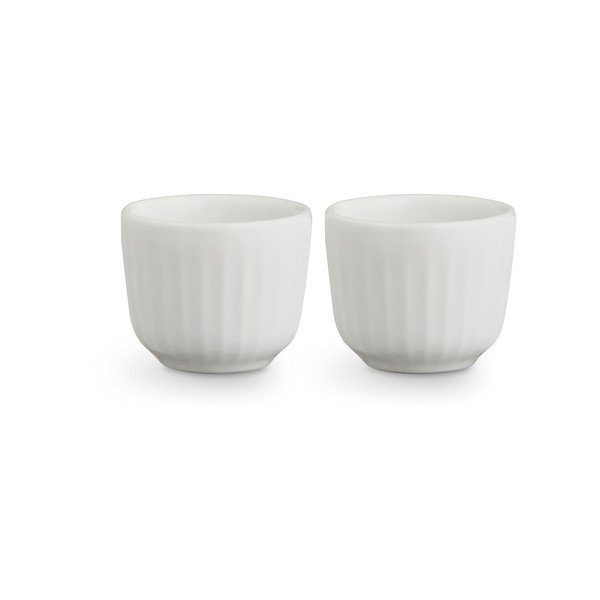 2 baltu porcelāna olu trauku komplekts Kähler Design Hammershoi, ⌀ 8 cm