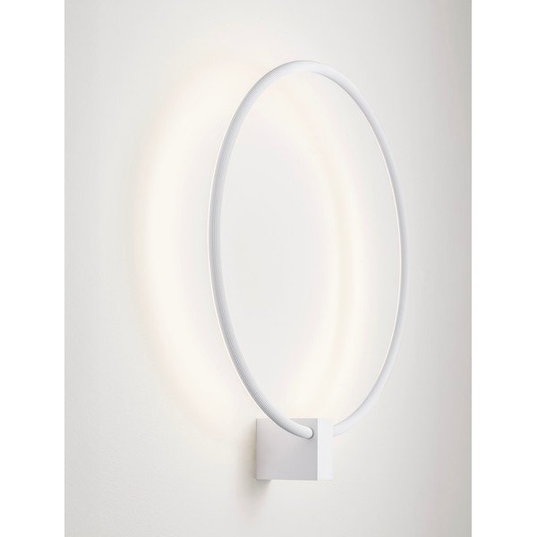 Matēti balta alumīnija LED sienas lampa ar regulējamu spilgtumu Cercio – Nova Luce-image-2