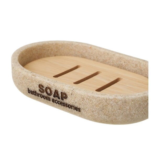 Bēšs vannas istabas piederumu komplekts – Casa Selección-image-2