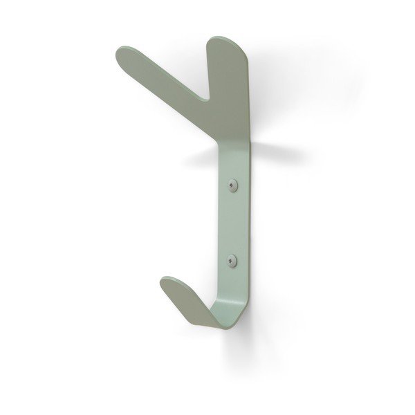 Dūmakaini zaļš tērauda sienas āķis Frondo – Spinder Design