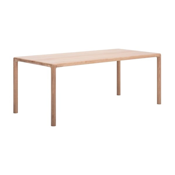 Ozola masīvkoka ēdamgalds 90x200 cm Derven – Gazzda