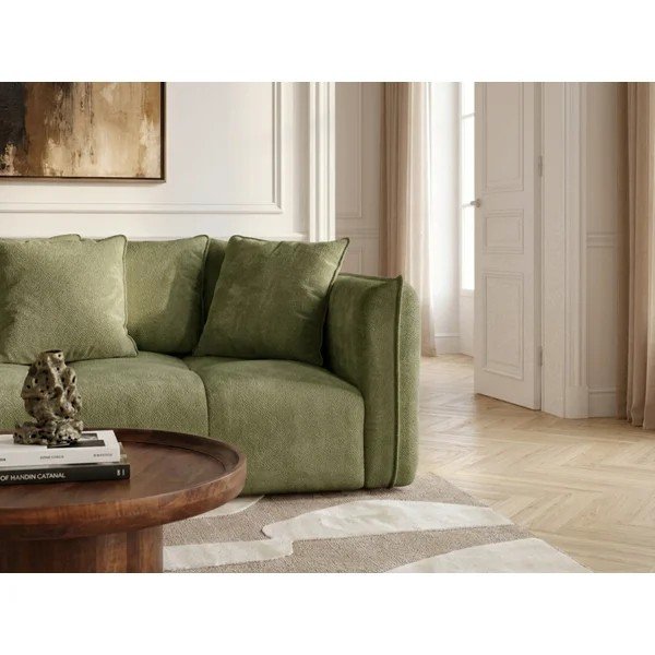 Zaļš dīvāns no šenila auduma Harlem – Bobochic Paris-image-3