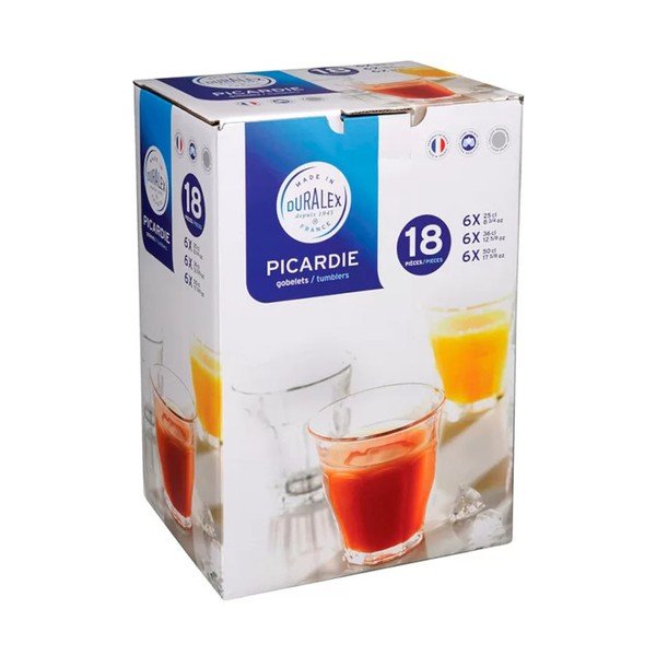 Glāžu komplekts (18 gab.) 180 ml Picardie - Duralex-image-1