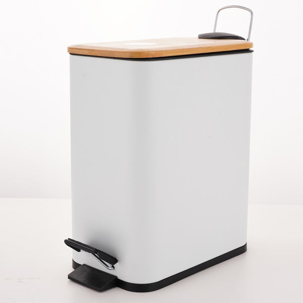 Balta tērauda atkritumu tvertne ar pedāli 5 l   Erik – Spirella-image-4