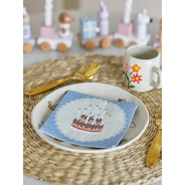 Papīra salvetes (20 gab.) Oscar – Bloomingville Mini-image-1