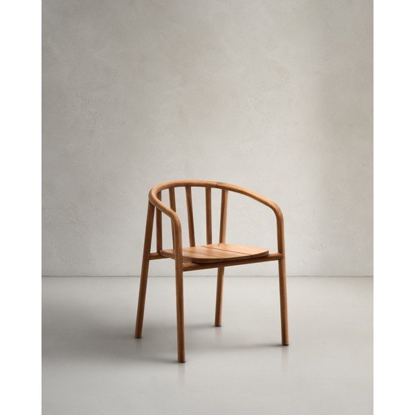 Dabīga toņa masīvkoka dārza krēsls Turqueta – Kave Home-image-1