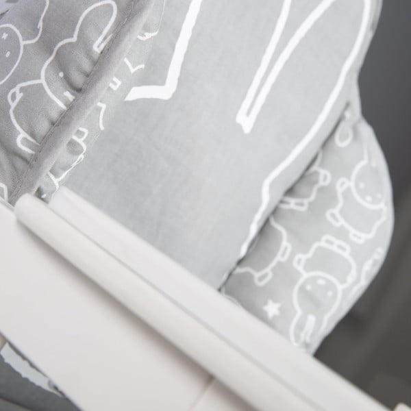 Pelēks bērnu pusdienu krēsliņa spilvens Miffy – Roba-image-4