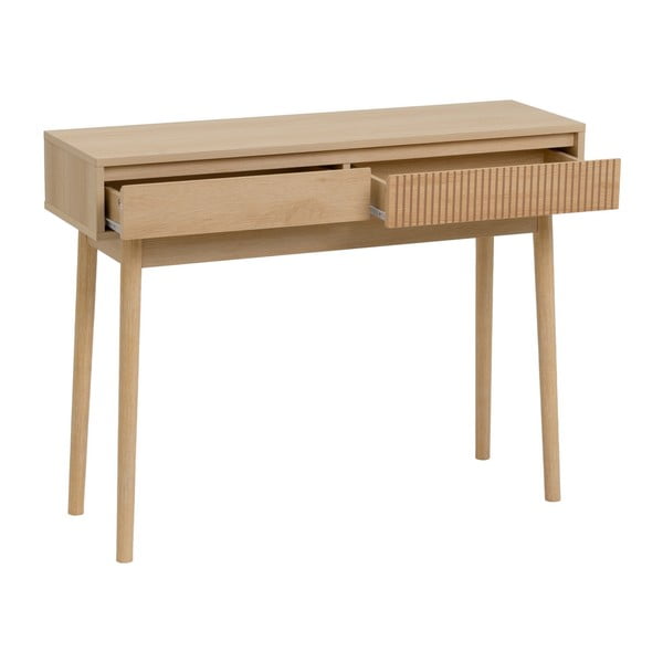 Dabīga toņa konsoles galds 30x100 cm Iona – Casa Selección-image-4