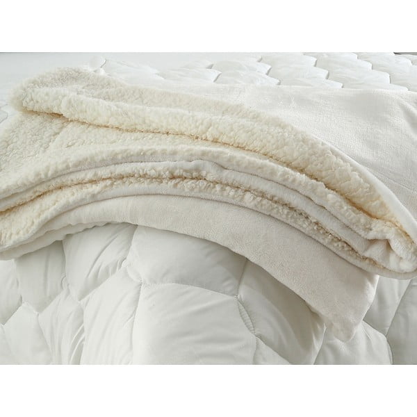 Pleds no vilnas Sherpa 150x200 cm – B.E.S.-image-1