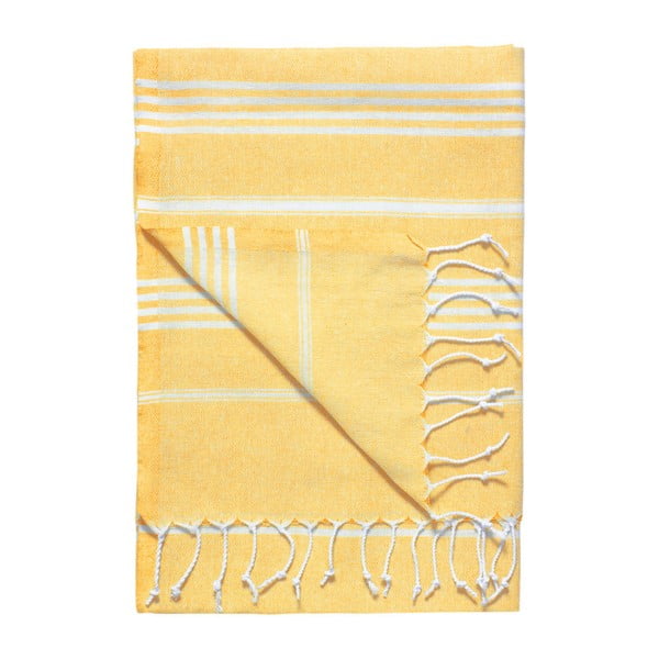 Dzeltens hamama dvielis Kate Louise Classic, 180 x 100 cm-image-4
